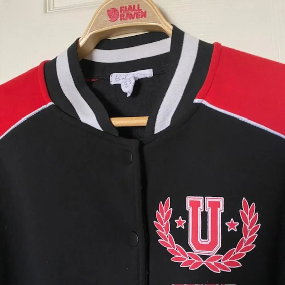 Birch &‎ Stone Varsity Bomber Jacket Miami University Team Spirit Men's Medium